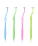 Buy Ouligay 4-Piece Tuft Toothbrush Set | Soft Interspace & End-Tuft Brushes for Detailed Cleaning - Ideal for Braces & Interdental Care - Buy Online on GoSupps.com