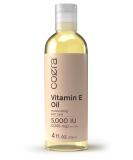 Vitamin E Oil 5000 IU - 4 fl oz | Nourishing Moisturizer for Face Hands & Body | Paraben-Free SLS-Free Fragrance-Free - Buy Online on GoSupps.com