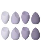 8 Pieces Purple Makeup Sponge Set - Beauty Blenders for Foundation Powder & Liquids - Ideal Face Sponges for Flawless Makeup - Buy Online on GoSupps.com