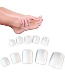 500pcs Natural French Acrylic Artificial Toenails Tips | High-Quality Nail Art for Perfect Manicure | Fast International Shipping - Buy Online on GoSupps.com