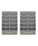 BarberMate 2 Pack Blade Rack Storage Tray - Holds 10 Clipper Blades (Gray) 5x7.5 Inch - Buy Online on GoSupps.com