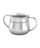Krysaliis Silver Plated Bulge Beaded Cup - Engravable Personalized Keepsake Gift - Buy Online on GoSupps.com