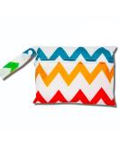 Qiantull Mini Diaper Bag - Waterproof Wetbag with Colorful Animal Pattern | 22x15cm Portable Wet/Dry Cloth Organizer for Babies | Ideal for Swimming & Travel - Buy Online on GoSupps.com