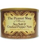 Peanut Shop of Williamsburg Virginia Peanuts Sea Salt & Cracked Pepper 32oz - Buy Online on GoSupps.com