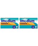 Imodium Instants - Fast Dissolving Tablets for On-The-Go Diarrhoea Relief in Under 1 Hour 6 Count (Pack of 2) 6 Count (Pack of 2) Instants - Buy Online on GoSupps.com