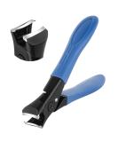 Lophe Premium Large Nail Clipper - Sharp Steel Nail Scissors with Collection Container for Thick Toenails & Fingernails - Ideal for Women Men & Seniors - Rubber Blue - Buy Online on GoSupps.com