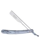 Revine Beauty Professional Barber Straight Razor with Plastic Handle and 10 Double Edge Blades Kit - Silver - Buy Online on GoSupps.com