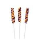 Nostalgic Halloween Mini Twisty Lollipops - 24 Individually Wrapped Unicorn Suckers in Orange and Black - Buy Online on GoSupps.com