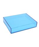 Eyelash Grafting Pallet - Thickened Acrylic False Eyelash Storage Box | Waterproof & Dustproof Lash Extension Organizer | Transparent Blue - Buy Online on GoSupps.com