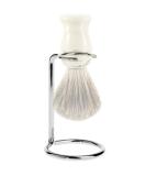 Edwin Jagger Large Chrome Shaving Brush Holder - Elegant Bathroom Accessory - Buy Online on GoSupps.com