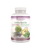 Biomenta Artichoke + Juniper + Nettle - High-Dose 180 Vegan Capsules | 1500 mg Artichoke Extract with Cynarin - Premium Quality - Buy Online on GoSupps.com