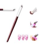 Nail Art Comb Brush - Professional Gel Nail Rendering Tool for Home & Salon Use | Best Nail Brush for Pigment Application - Buy Online on GoSupps.com