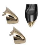 2 Pair Gold High Heels Toe Cap Detachable Metal Tip Protector Covers - Women's Shoe Repair Accessories - Buy Online on GoSupps.com