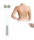 Massage Hammer Stick Handheld Silicone Body Massager for Men & Women | Anti-Slip Double Ball Design | Fitness & Health Care Tool - Buy Online on GoSupps.com