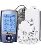 MEDVICE Rechargeable Tens Unit Muscle Stimulator, 2nd Gen 16 Modes & 8 Upgraded Pads for Natural Pain Relief & Management, FDA Cleared Electric Pulse Impulse Mini Massager Machine - Buy Online on GoSupps.com