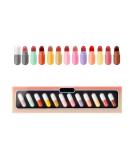 Mini Capsule Lipstick Set - 12 Colors Long Lasting Waterproof Matte Liquid Lipstick for Women | Portable Lip Gloss Makeup Set - Buy Online on GoSupps.com
