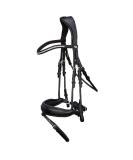 Schockem hle Malibu Anatomic Snaffle Bridle Black for Thoroughbreds - Premium Quality Equestrian Gear Worldwide Shipping - Buy Online on GoSupps.com