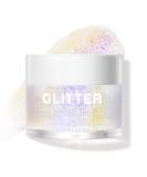 Langmanni Holographic Body Glitter Gel Eyeshadow - Color-Changing Neon Violet for Body Face Hair & Lips | 1.35 oz - Buy Online on GoSupps.com