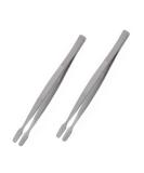 BinaryABC Stamp Tweezers Philately Collector Tools 2pcs (Silver) - Buy Online on GoSupps.com