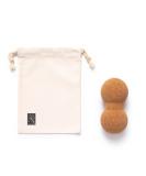 New Living Kork Massage Ball Set | Sustainable Trigger Point Therapy | Ideal for Back & Muscle Massage | Includes Cork Peanut Roller & Erd Nut with Bags - Buy Online on GoSupps.com