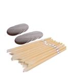 Pack of 10 Natural Beeswax Ear Candles - Effective Ear Wax Removal with Protective Discs for Healthy Care - Buy Online on GoSupps.com