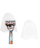 Buy Linkidea 2-Pack Razor Holder for Shower - Suction Cup Razor Hanger Compatible with Venus Platinum Fusion 5 Proshield Proglide MACH 3 Classic (White) - International Shipping Available - Buy Online on GoSupps.com