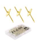 60pcs Picture Hangers  20lbs Assorted One Step Hangers  Iron Alloy Nail Hooks  Professional Plaster Picture Hanging Kit on Wooden/Drywall Hanging Hardware for Clock Mirror Jewelry Golden - Buy Online on GoSupps.com