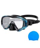 Berallo Kids Snorkel Gear | Anti-Fog Diving Mask for Children 5-12 | Swimming Goggles | Blue - Buy Online on GoSupps.com