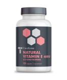 Transforme Vitamin E 400iu Softgels - 180ct Natural D-Alpha Tocopherol for Higher Absorption - 6 Month Supply - Buy Online on GoSupps.com