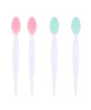 GCQQ 4PCS Silicone Lip Exfoliating Brushes - Double-Sided Scrubber for Lip Exfoliation and Blackhead Cleansing - Buy Online on GoSupps.com