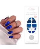 Buy Fairy Nail UV Foils - Self-Adhesive Gel Nail Wraps (20 Pieces) - Shimmering Blue Polish Strips for Perfect Nails - Buy Online on GoSupps.com
