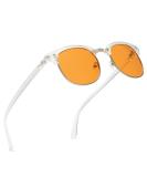 Cyxus Orange Blue Light Blocking Glasses for Men & Women | Reduce Eye Strain & Sleep Better | Gaming Glasses 8056Z76 with Amber Lens - Buy Online on GoSupps.com