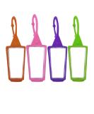 By The Clique Silicon Sleeves - Set of 4 Bright Colors for 30ml Pyramid Bottles | Convenient Hook for Key Chains & Backpacks - Buy Online on GoSupps.com