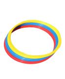 LIOOBO Agility Rings 40cm - Set of 6 for Speed Training in Athletics, Football, Soccer - Ideal for Combat Sports Workout - Buy Online on GoSupps.com