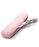 FERYES Travel Makeup Brush Holder - Magnetic Anti-Fall Out Silicon Organizer, Portable & Sleek - Pink - Buy Online on GoSupps.com