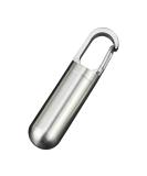 Stainless Steel Waterproof Pill Box Keychain - Mini Pill Organizer for Outdoor Travel - Buy Online on GoSupps.com