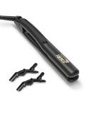 Jinri Hair Straightener with Titanium Plates - 0.8 Inch Flat Iron Travel Size Dual Voltage - Black - Buy Online on GoSupps.com
