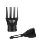 FRCOLOR Hair Dryer Diffuser Set - 4pcs Universal Comb Attachments for Blow Dryer - Afro Comb & Nozzles - Perfect Hair Straightener Replacement - Black - Buy Online on GoSupps.com