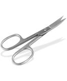 Professional left-handed nail scissors made of stainless steel with curved cutting surface - Buy Online on GoSupps.com