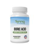 Seeq Wellness Boric Acid Vaginal Suppositories - USA Made - 30 Count - Buy Online on GoSupps.com