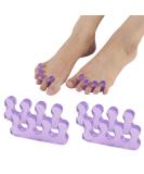 Weddhuis 4-Part Washable Toe Separator | Nail Polish Pedicure Tool & Toenail Divider - Buy Online on GoSupps.com