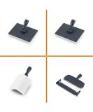 Hygger 6-in-1 Spring Version Replacement Cleaning Kit - 2 Flat Sponges, Angle Sponge, Razor Scraper (HG816) - Buy Online on GoSupps.com