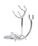 Stainless Steel Shaving Razor and Brush Stand - Compatible with Safety Razors - Buy Online on GoSupps.com