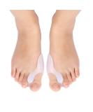 2 Pairs of Gel Bunion Correctors - Silicone Toe Spreaders for Hallux Valgus Relief & Overlapping Toes - Large Toe Extensor Rail & Callus Protection - Buy Online on GoSupps.com
