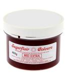 Sugarflair BULK 400 gram Concentrated Food Colour Paste Gel Cake Decorating. Red Green Yellow Pink Blue Black (Red Extra) - Buy Online on GoSupps.com
