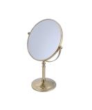 Shop Lurrose Vintage Golden Desktop Make-Up Mirror | 5x Magnification Double-Sided & 360-Degree Rotation - Perfect for Home Use (8 Inch) - Buy Online on GoSupps.com