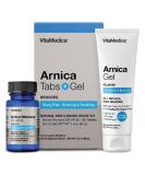 Buy VitaMedica Arnica Montana Tablets & Gel Bundle | Natural Pain Relief Bruising & Swelling | 150 Tablets & 3oz Gel - Made in USA - Buy Online on GoSupps.com