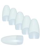 500 Oval Natural Artificial Nail Tips with Adhesive Surface - Refill Bag | Premium Quality for Perfect Nails - Buy Online on GoSupps.com