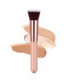 AOOWU Foundation Brush Premium Makeup Brush for Liquid Makeup Flat Top Foundation Brush Concealer Brush Multifunctional Face Brush for Liquid Cream Blending Buffing Powder Cosmetics 1 pcs - Pink gold - Buy Online on GoSupps.com