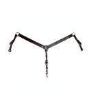 Circle Y 1 1/2" Wide Straight Classic Smooth Breast Collar for Horse Walnut - Buy Online on GoSupps.com